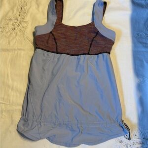 Women's Blue and Purple Lululemon Tank Top #86